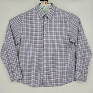 Untuckit Shirt Mens Extra Large Button Up Casual Plaid Long Sleeve Preppy